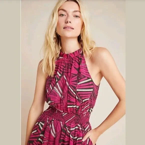 Anthropologie Pink Maxi Dress - Picture 2 of 5